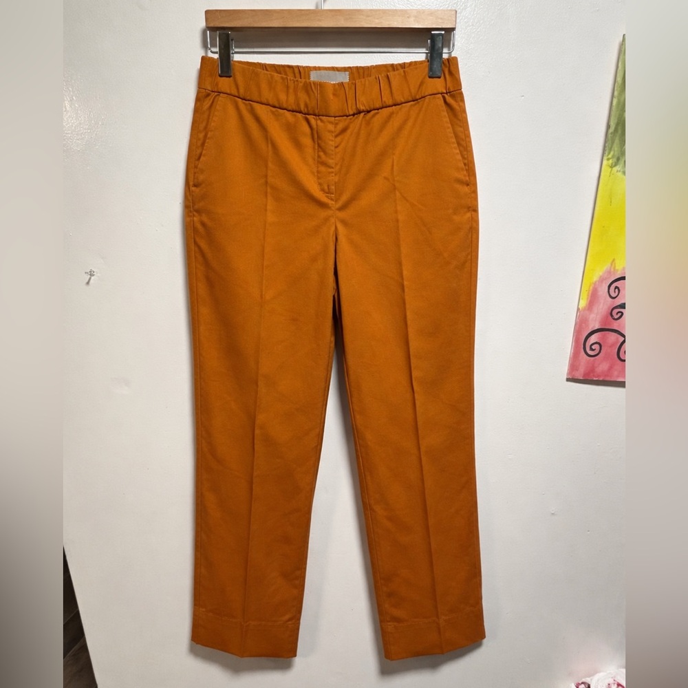 Everlane Women's Straight Leg Pants in Burnt Orange